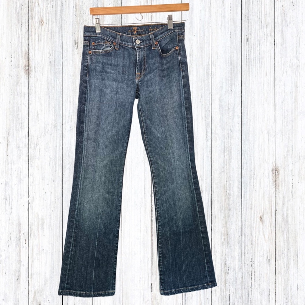 7 For All Mankind Denim Y2K Bootcut Denim Jeans Size 27 USA Made